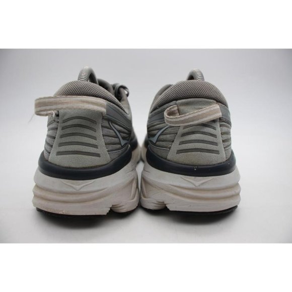 Hoka One One Bondi 7 Men's Size 9.5 Gray White Athletic Sneaker Running Shoes - Picture 5 of 13